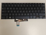 Tastatura Laptop, Asus, ZenBook 14 UX3405C, UX3405CA, UX3405M, UX3405MA, iluminata, albastra, layout US
