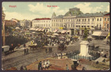 2750 - PLOIESTI, Market, Romania - old postcard - used - 1911, Circulata, Printata