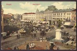 2750 - PLOIESTI, Market, Romania - old postcard - used - 1911