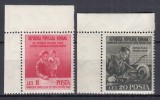 ROMANIA 1950 LP 270 LUPTA PENTRU PACE SERIE MNH, Nestampilat