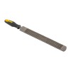 Raspiila copite Kerbl 35cm cu maner ergonomic din plastic, 2 fete, pentru cai, vite, capre, oi