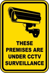 Premises Are Under Surveillance Sign foto