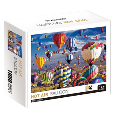 Puzzle carton, in cutie, Baloane cu aer cald, 1000 piese foto