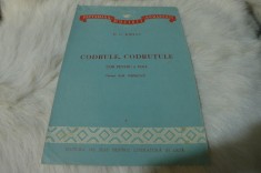 Codrule , codrutule de D.G. Kiriac - cor pentru 2 voci- versuri M. Eminescu foto