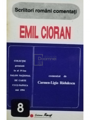 Carmen Ligia Rădulescu - Emil Cioran (editia 1994) foto