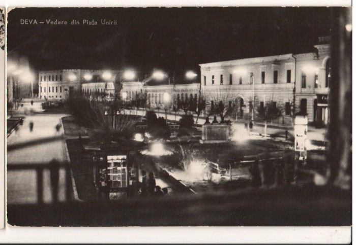 CPIB 22198 - CARTE POSTALA - DEVA. VEDERE DIN PIATA UNIRII, RPR