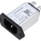 Conector AC soclu tată 1A 250VAC IEC 60320
