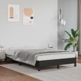Cumpara ieftin Cadru de pat fără saltea Negru piele artificială