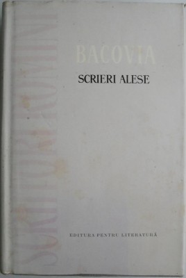 Scrieri alese &amp;ndash; Bacovia foto