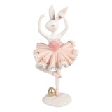Cumpara ieftin Figurina Iepuras Paste Balerina polirasina multicolora 16x16x35 cm