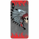 Husa silicon pentru Xiaomi Redmi S2, Indian Skull