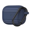 Husa Techsuit Carbon pentru Apple AirPods 3, Albastra