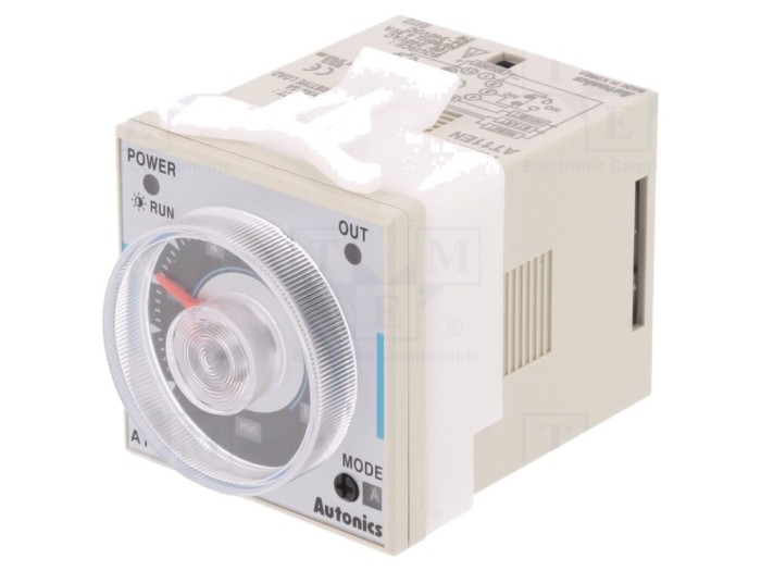 Timer Programabil SPDT 0,05s-100h 250VAC/5A 30VDC/5A