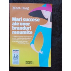 MARI SUCCESE ALE UNOR BRANDURI RENUMITE