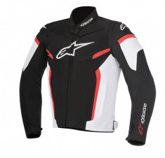 Geaca moto textil Alpinestars T-GP Pro Plus R V2 culoare negru/alb/rosu marime M Cod Produs: MX_NEW 3300517123MAU foto