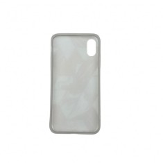 Husa protectie pentru apple iphone xr soft imd tpu marble geometric albastru