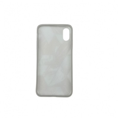Husa protectie pentru apple iphone xr soft imd tpu marble geometric albastru foto