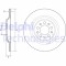 Set discuri frana spate DELPHI, Jeep Cherokee (Kl), 06.2013-, spate; puntea spate