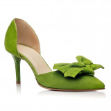 Pantofi piele naturala Doina Verde - sau Orice Culoare, 34 - 40