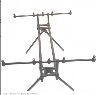 ROD POD pescuit ALUMINIU RP160 HAKUYO 4 sau 5 posturi., foto