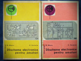 20 SCHEME ELECTRONICE PENTRU AMATORI - M. BASOIU - DOUA VOLUME