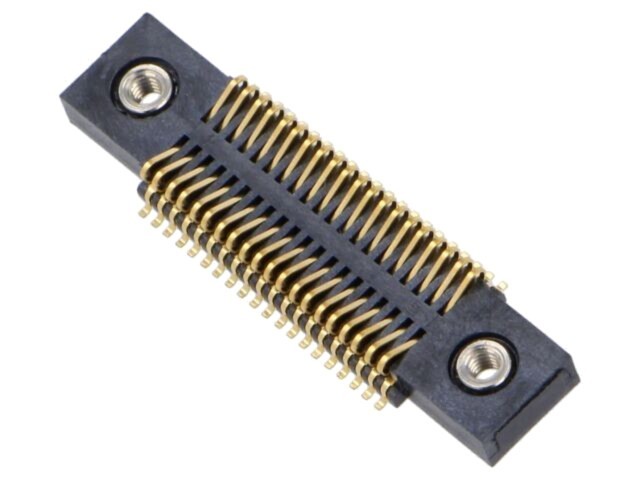 Conector PCB-PCB vertical SMT 40 pini 1mm SAMTEC FSI aurit tată soclu