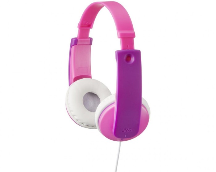 Casti JVC pentru copii HA-KD7-PNE, Over-ear, roz