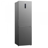 Combina Frigorifica Samus SCX486NFE, 347 L, Full No Frost, Clasa energetica E, Termostat electronic reglabil, 3 sertare la congelator, H 195 cm, Inox/