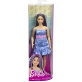 BARBIE FASHIONISTAS PAPUSA BARBIE CU PARUL MOV SI ROCHITA CU FLUTURASI