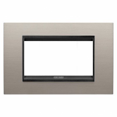 Rama Ornament 4M metal LUX Gewiss Chorus aluminiu lavy GW16204WS foto