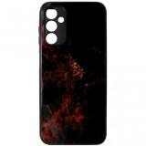 Husa tip capac spate silicon TPU + plastic multicolor (Red Nebula) pentru Samsung Galaxy A14 4G, 5G