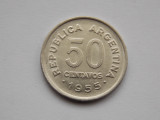 50 CENTAVOS 1955 ARGENTINA, America Centrala si de Sud