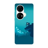 Husa compatibila cu Huawei Mate 40 model Full Moon scenery, Silicon, TPU, Viceversa