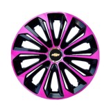 Set 4 capace roti 16 (R16) Extra Strong Pink, Compatibile Cu Chevrolet, Autohelix MSA