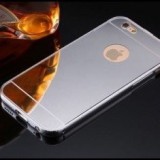 Husa iPhone 7 Oglinda Argintie, Bumper TPU, Protectie 360, Anti-zgarieturi