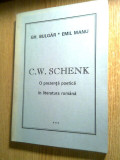 C.W. Schenk. O prezenta poetica in literatura romana - Gh. Bulgar (autograf)