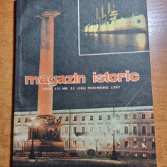 Revista Magazin Istoric - noiembrie 1987