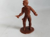 bnk jc Figurine de plastic - Manurba - cowboy cu pistol - maro