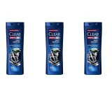 Pachet 3 X Sampon Clear Men Deep Clean, 360 ml