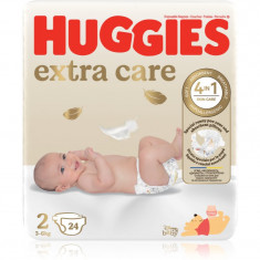 Huggies Extra Care Size 2 scutece de unică folosință 3-6 kg 24 buc