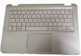 Palmrest cu tastatura laptop second hand ASUS ZenBook Flip UX360C Silver