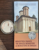 Monedă de argint BNR - 10 Lei 2007 - Manastirea Snagov -Cu brosura de prezentare