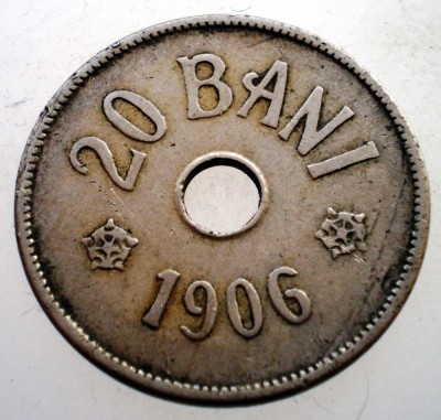 2.383 ROMANIA 20 BANI 1906 foto