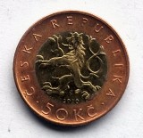 Rep Cehia 50 Korun 2020 coroane km # 1 bicolor Praga podul Charles Catedrala St. Vitus