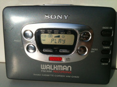 Sony Walkman radio casetofon recorder cu inregistrare reportofon functional rar foto