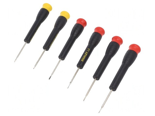 Kit Șurubelnițe Precizie Phillips și Plată cu Cutie Plastic
