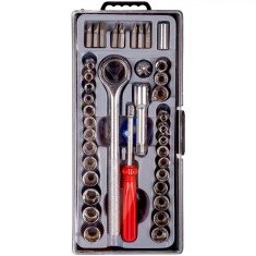 Set Trusă șurubelnițe și Accesorii, 40 Bucăți, Multicolor