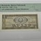 bancnota 1 leu 1966 gradata PMG67