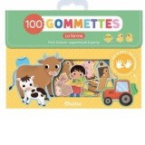 Set cu 100 de abtibilduri - Ferma