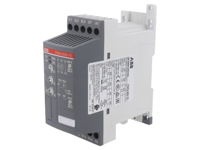 Softstart DIN 208-600VAC 3,9A